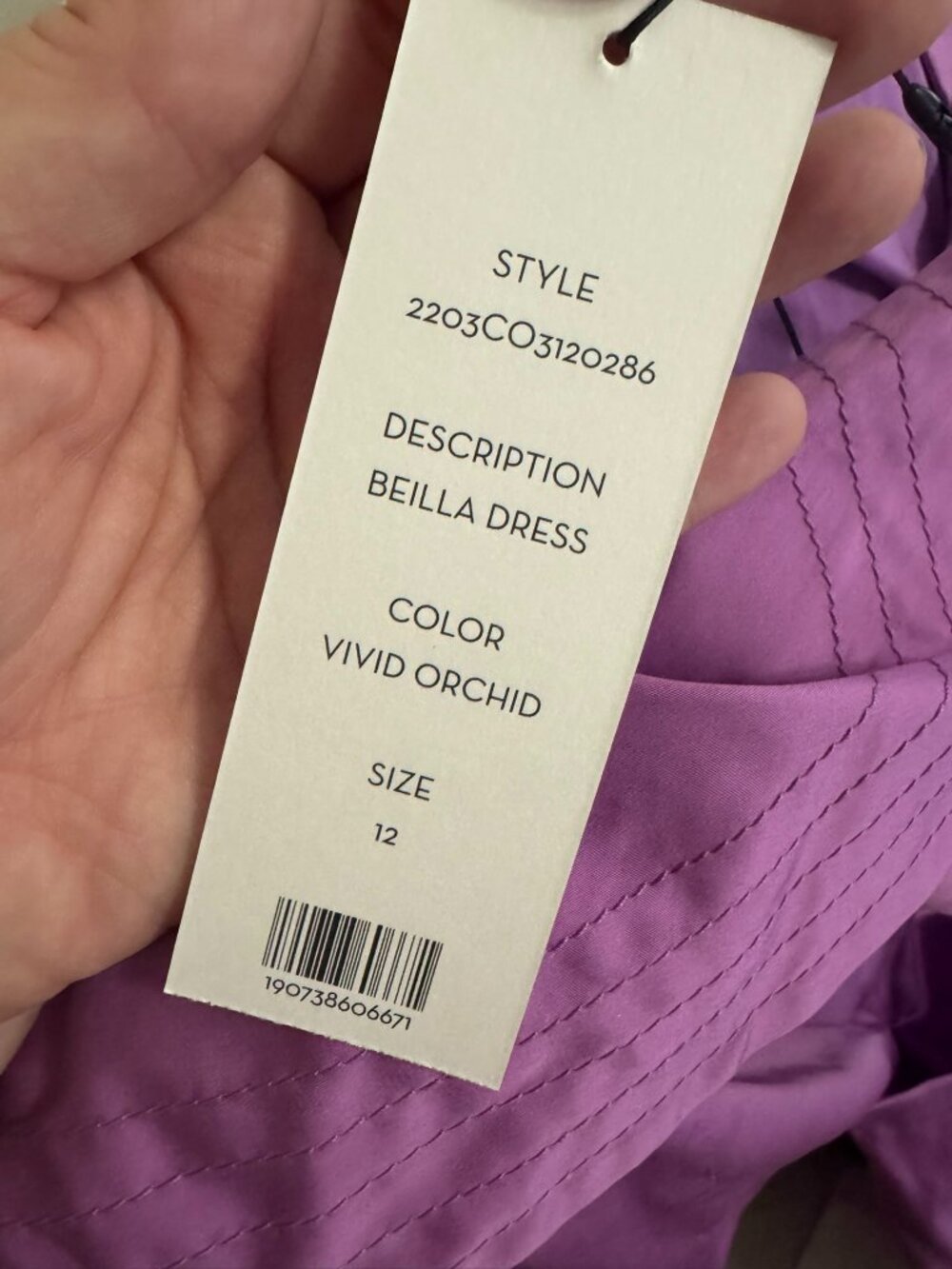 Veronica Beard Beilla One-Shoulder Dress Size 12 - Picture 5 of 5